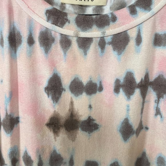 NWOT Entro Tie Dye Shirt with Fringe - Picture 5 of 9